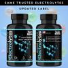 Complete Electrolyte Supplement Pills High Absorption | Cmax Potassium Chloride Magnesium Sodium Calcium Zinc | Boost Endurance Muscle Recovery Mental Focus | Salt Electrolytes Tablets | Keto Friendly view 2