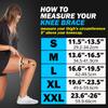 POWERLIX Knee Compression Sleeve - Best Knee Brace for Knee Pain for Men & Women  Knee Support for Running, Basketball, Volleyball, Weightlifting, Gym, Workout, Sports  Please Check Sizing Chart view 2