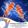 10 Pair Corded Reusable Ear Plugs for Shooting Range Ear Protection for Gun Range - Hunting Ear Plugs for Construction Firearm Ear Protection Shooting Gun Hearing Protection Earplugs Corded view 4