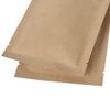 100PCS Brown Kraft Silver Lining Open Top Bags w/Tear Notches 14x20cm (5.5x7.8") view 3