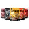 Louisville Vegan Jerky Co. Traditional Variety Bundle Vegan Jerky 3 oz. 5 pack (Smoky Carolina BBQ, Buffalo Hot Wing, Maple Bacon, Pepperoni Pizza, Smoked Black Pepper) view 1