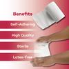 Dealmed 3" Sterile Conforming Stretch Gauze Bandages, 4.1 Yards Latex Free Stretched Dressing Wrap, Medical Non-Adherent Wound Care Mesh Bandages (Box of 12 Rolls) view 3