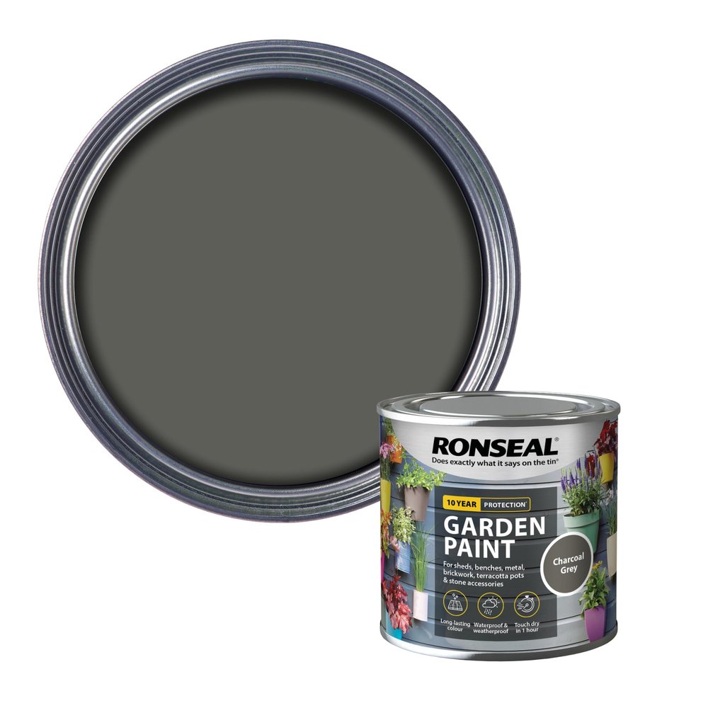 Garden Paint Charcoal Grey 250ml