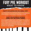Animal Fury Pre Workout Powder - Green Apple, 350mg Caffeine, BCAA Amino Acids, 2g Beta Alanine, Citrulline & Tyrosine, Energy, Focus, Strength, Endurance, Preworkout for Men & Women, 30 Servings view 4