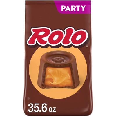 ROLO Rich Chocolate Caramels Candy Party Pack, 35.6 oz