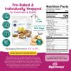 Appleways Blueberry Snacks Lemon Crispy Bites, All-Natural Individually Wrapped Lemon Blueberry Cookies Snacks, Made in USA, 108 Count, 1.0 Oz view 2