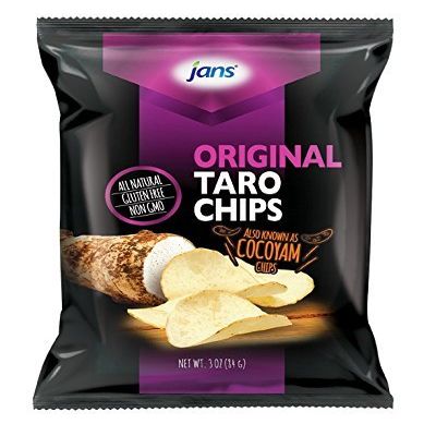 Jans Roots Original Taro Chips | Experience the Crunch: All Natural Ingredients, Gluten Free, Non-GMO, Delicious, and Irresistibly Crunchy | (Pack of 1) 3 OZ