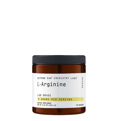 BEYOND RAW Chemistry Labs L-Arginine Powder, Fuels Exercise and Supports Recovery, 30 Servings