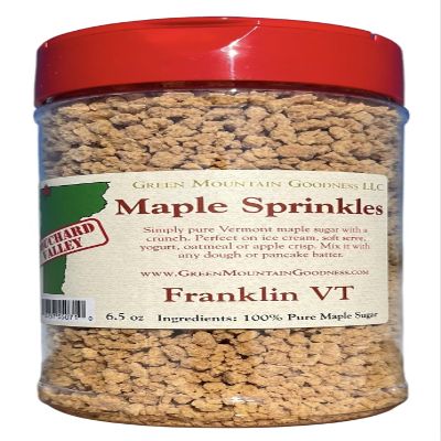 Green Mountain Goodness, Pure Vermont Maple Sprinkles Crunch (Perfect Yogurt & Ice Cream Topping)