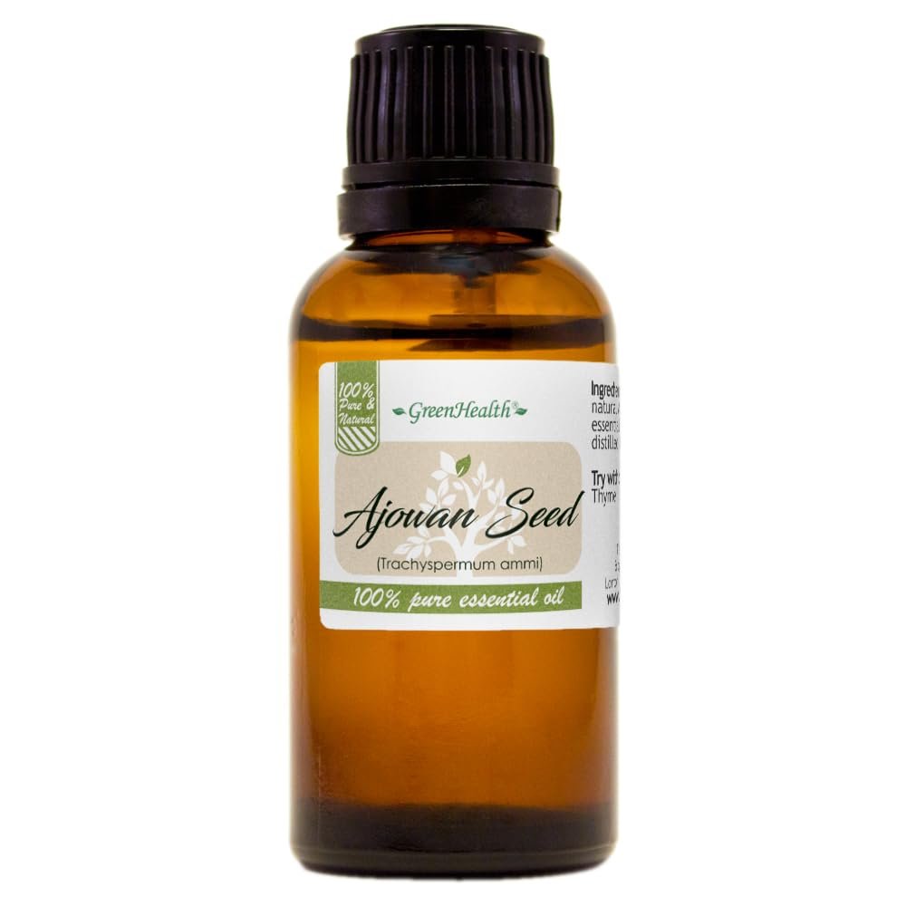 1 fl oz Ajowan Seed Essential Oil (100% Pure & Uncut) - GreenHealth