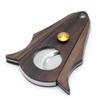 G GALINER Cigar Cutter Lock System Wood Stainless Steel Double Cut Blade Cigar Guillotine Cutter in Gift Box view 1