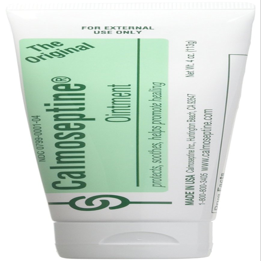 Calmoseptine Ointment Tube, Soothes Skin Irritations - 4 Oz (Pack of 3)
