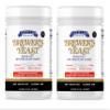 Lewis Labs Brewer's Yeast Flakes | Beer Yeast is A Rich Source of Amino Acids, B-Complex Vitamins, Minerals & Protein | Our Pure Bakers Yeast is Vegan, Keto, Paleo Friendly | Unsweetened, 2 Pack view 1