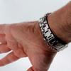 Surgical Stainless Steel Medical Alert Penicillin Allergy Bracelet 9/16 inch Wide, up to 9 inch Long view 4