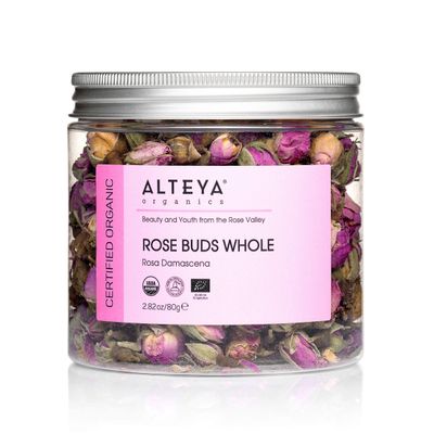 Organics Rose Bud Tea USDA Certified Organic Herbal Tea 2.82 Oz/80 gr Rosa Damascena