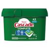 Cascade Complete Dishwasher Pods, Actionpacs Dishwasher Detergent, Fresh Scent with Dawn Power, 43 Count view 1
