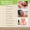 100% Pure New Zealand Manuka Oil | Organic Essential Oil | 35x Stronger Than Tea Tree | Natural Skin Care | Toenail Treatment | Diffuser | Aromatherapy | Nails | Hair | Skin | Lips view 3