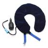 Bargain Crusader Upgraded Version Premium Flannel Inflatable Cervical Neck Traction Air Inflatable Pillow Neck Head Stretcher Pain Relief Collar (for Adults, Dark Blue) view 4