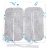 reserv 2" x 4" Premium Re-Usable Self Adhesive Electrode Pads for TENS/EMS Unit, Fabric Backed Pads with Premium Gel (Latex Free) (1 Pack (40 electrodes) view 3