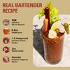 Demitri's Bloody Mary Pepperoni Straws - Smoky Edible Straw Made With Pork and Chicken - Cocktail Garnish Snack - Perfect for Brunch Drinks or Parties - Pepperoni Stick, 5 Pepperoni Straws (Pack of 1) view 3