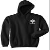 Smart People Clothing EMS Hoody, Reflective Logo Soft Fabric, Medical Emergency, First Responder Black view 1