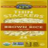 Lundberg Family Farms Organic Thin Stackers Grain Cakes, Brown Rice Salt Free, 5.9 Ounce (Pack of 12) view 1