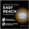 DenTek Complete Clean Easy Reach Floss Picks, Advanced Fluoride Coating, Mouthwash Blast Flavor, 75 ct. (Pack of 2) view 3