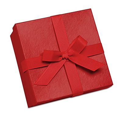 5" X 5" X 3" Matte Red Deluxe Box | Quantity: 24