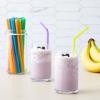 Juvale Flexible Plastic Straws - 8.25 in, 5 Colors, Pack of 300 - Disposable & Bendable Smoothie Straws for Cocktails & Iced Drinks view 2