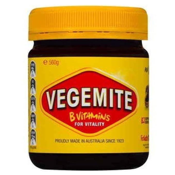 Vegemite Yeast Extract Spread  560g Jar  Made in Australia  Rich in B Vitamins  Iconic Australian Savory Spread