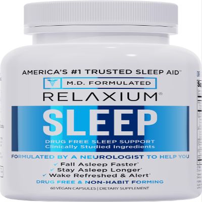 Relaxium Sleep Aid for Adults, Melatonin 5mg with Magnesium Glycinate, Sleep-Promoting Valerest & Ashwagandha, Non-Habit Forming Sleep Supplement, 60 Capsules, 30-Day Supply