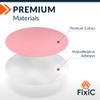 Fixi Adhesive Patches 25 Pack 3 1/2"  Good for Libre 1, 2, 3 & Plus  G7 & Stelo  Guardian  Waterproof Adhesive Patches  Libre Adhesive Covers  Pre-Cut  Best Fixation for Your Sensor! (Pink) view 2