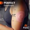 Fixi Adhesive Patches 25 Pack 3 1/2"  Good for Libre 1, 2, 3 & Plus  G7 & Stelo  Guardian  Waterproof Adhesive Patches  Libre Adhesive Covers  Pre-Cut  Best Fixation for Your Sensor! (Pink) view 3