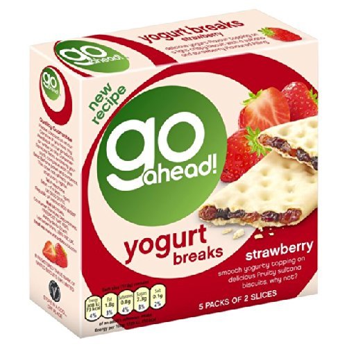 United Biscuits Go Ahead Yoghurt Breaks Strawberry 5 per Pack