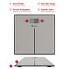 Detecto D133 Deluxe Modern Stainless Steel Body Weight Bathroom Scale, Digital LCD Display, 400lb Capacity view 4