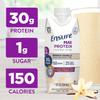 Ensure Max Protein Shake | French Vanilla | Ready to Drink | 30g Protein for Muscle Health | 1g Sugar, 4g Fiber | 11 fl oz, 12 Pack view 2