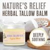 Buffalo Gal Grassfed Beauty - Herbal Tallow and Honey Balm for Eczema, Dry Rendered, Therapeutic Grade, Lab Tested Tallow, 100% Grassfed, Superior Tallow Moisturizer for Face and Body, Organic, 2 oz view 2