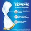 Always Infinity Feminine Pads for Women, Flexfoam Pads with Wings, Size 5, Extra Heavy Overnight Absorbency, Unscented, 66 Count (3 Packs of 22) view 2