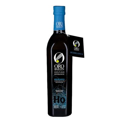 Oro Bailen Reserva Familiar Hojiblanca Extra Virgin Olive Oil from Andalusia Spain | Medium Intensity Oil Bottle 16.9 fl oz (500ml), Award-Winning Olive Oil | Harvest Fall 2024