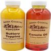 Amish Country Popcorn | Buttery Popcorn Toppings | 2 Pack - 1 Buttery Topping & 1 Canola Oil | Old Fashioned, Non-GMO and Gluten Free view 1