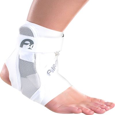 AIRCAST A60 Ankle Support Brace, Right Foot, White, Small