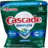 Cascade Complete Dishwasher Detergent, 18 Count view 2