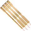 BambooMN 3 Piece 17 Inch Traditional Bamboo Wood Back Scratchers Plus Travel Size Backscratcher for Itching Relief, Strong and Sturdy, 4 Pieces Total view 1