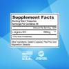 fitcode Pure Extra Strength L-Arginine HCl 1500mg, Nitric Oxide Supplement for Vascularity, Pumps, Endurance, Performance, Muscle Growth, Energy, Powerful N.O. Muscle Pump Capsules (50 Servings) view 2