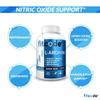fitcode Pure Extra Strength L-Arginine HCl 1500mg, Nitric Oxide Supplement for Vascularity, Pumps, Endurance, Performance, Muscle Growth, Energy, Powerful N.O. Muscle Pump Capsules (50 Servings) view 4