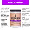 Superieur Electrolytes  Plant Based Electrolyte Supplement w/Sea Minerals for Hydration & RecoveryKeto Friendly, Non-GMO, Zero Sugar, Vegan Healthy Sports Drink Powder  Concord Grape (70 Servings) view 4