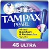 Tampax Pearl Tampons for Women, with LeakGuard Braid, Ultra Absorbency, Unscented, 45 Count view 1