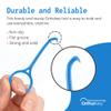 OrthoKey Clear Aligner Removal Tool | Invisible Removable Braces, Denture, Brackets, Retainer Remover Key | Personal Orthodontic Supplies, Dental-Grade for Ortho Cleaning & Travel Use | (2-Pack) Blue view 2