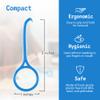 OrthoKey Clear Aligner Removal Tool | Invisible Removable Braces, Denture, Brackets, Retainer Remover Key | Personal Orthodontic Supplies, Dental-Grade for Ortho Cleaning & Travel Use | (2-Pack) Blue view 3