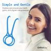 OrthoKey Clear Aligner Removal Tool | Invisible Removable Braces, Denture, Brackets, Retainer Remover Key | Personal Orthodontic Supplies, Dental-Grade for Ortho Cleaning & Travel Use | (2-Pack) Blue view 4